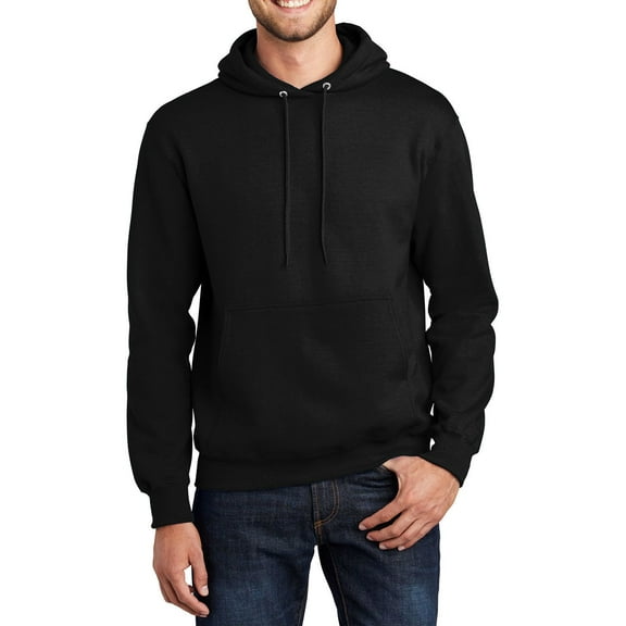 JustBlanks Fleece Pullover Hoodie Cotton Polyester Blend Long Sleeve Classic Fit