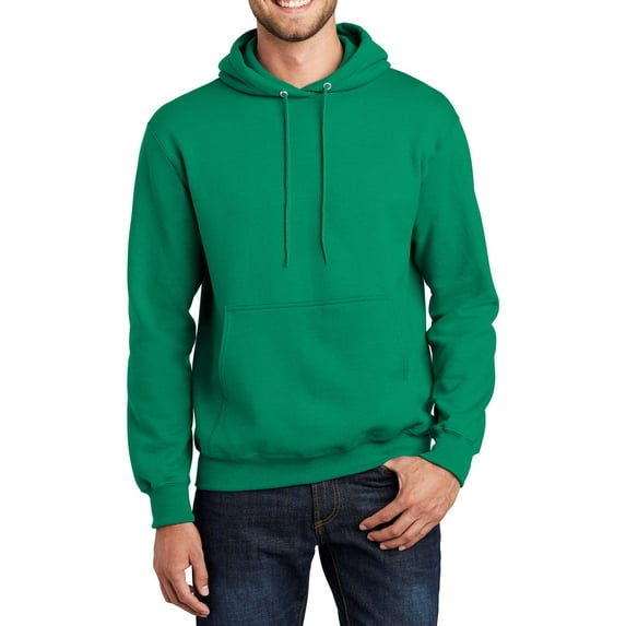 JustBlanks Fleece Pullover Hoodie Cotton Polyester Blend Long Sleeve Classic Fit