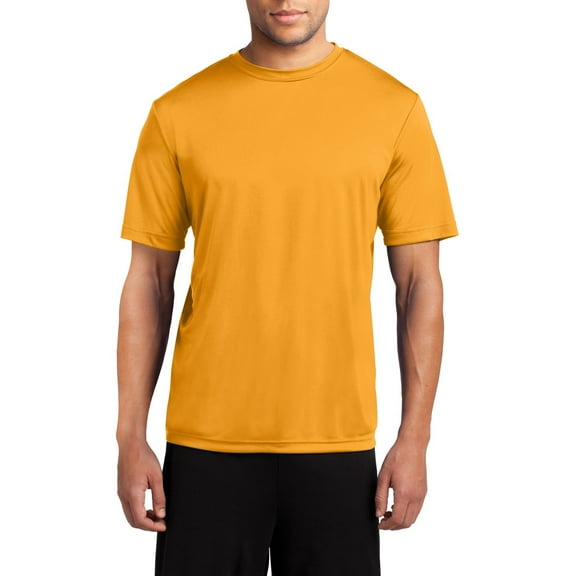 Just Blanks Essential T-Shirt Comfortable, Durable, Affordable Premium Cotton Tee, Gold, 4XL