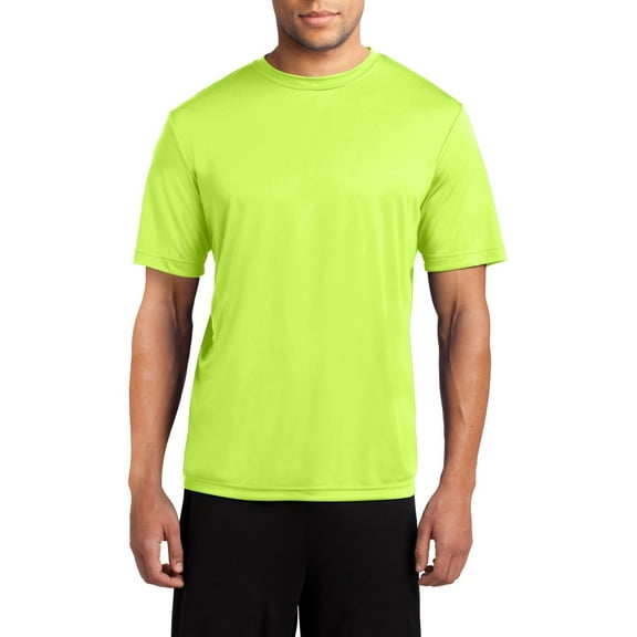 Just Blanks Essential T-Shirt Comfortable, Durable, Affordable Premium Cotton Tee, Neon Yellow, 4XL
