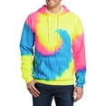 thumbnail image 1 of JustBlanks Tie Dye Pullover Hoodie Cotton Polyester Fleece Crew Neck Long Sleeves Sweatshirts, 1 of 1