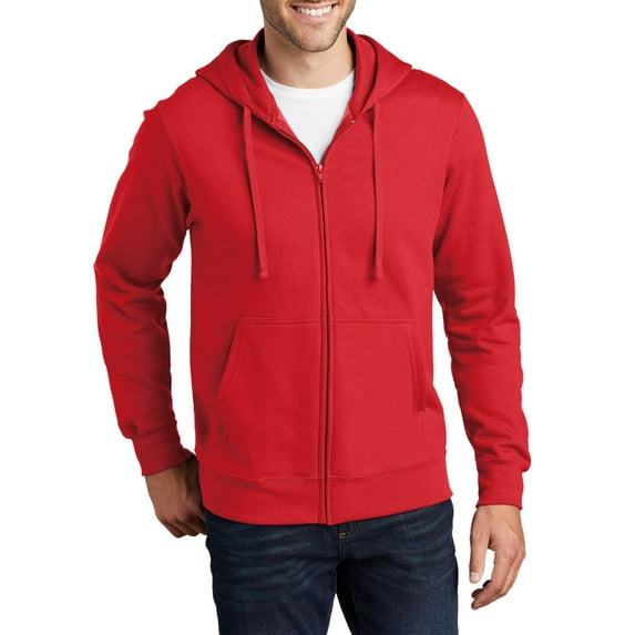 JustBlanks Fan Favorite Fleece Full Zip Hooded Sweatshirt Professional Sports Team Colors