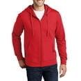 thumbnail image 1 of JustBlanks Fan Favorite Fleece Full Zip Hooded Sweatshirt Professional Sports Team Colors, 1 of 1