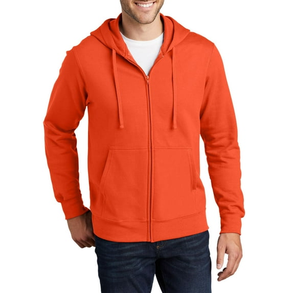 JustBlanks Fan Favorite Fleece Full Zip Hooded Sweatshirt Professional Sports Team Colors