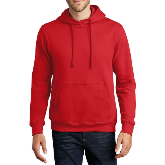 JustBlanks Fleece Pullover Hoodie 50 50 Cotton Polyester Blend Crew Neck Long Sleeve
