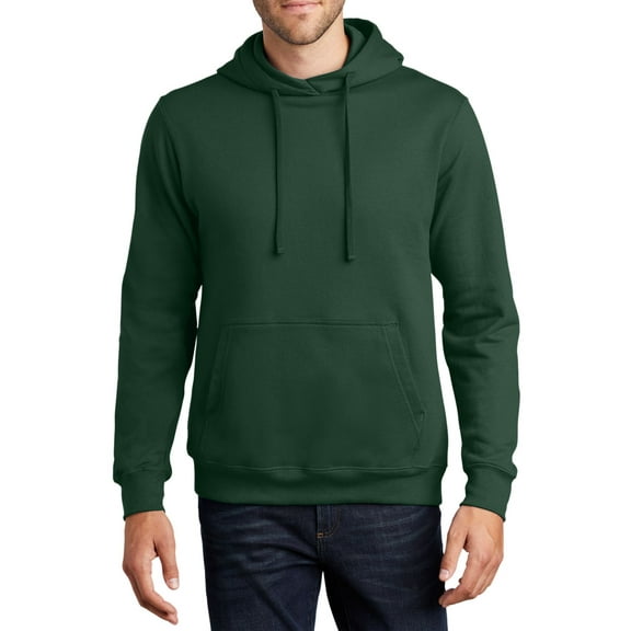 JustBlanks Fleece Pullover Hoodie 50 50 Cotton Polyester Blend Crew Neck Long Sleeve