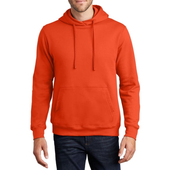 JustBlanks Fleece Pullover Hoodie 50 50 Cotton Polyester Blend Crew Neck Long Sleeve