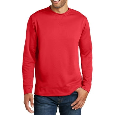 Just Blanks Full-Zip Sweatshirt – Soft, Durable, Comfortable Cotton-Blend Hoodie for All-Day Wear, Red, S