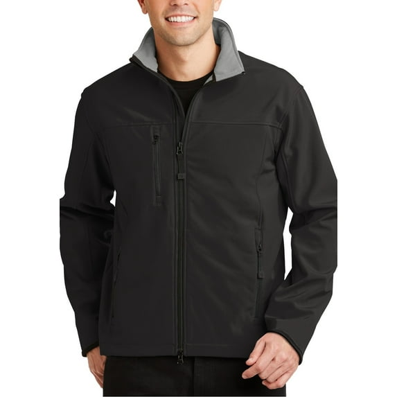 JustBlanks Mens Soft Shell Stretch Jacket Full Zip Fleece Lined Water Resistant