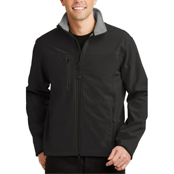 JustBlanks Mens Soft Shell Stretch Jacket Full Zip Fleece Lined Water Resistant
