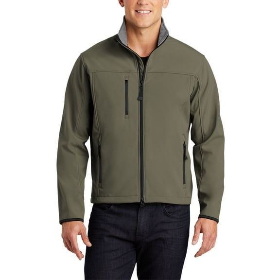 JustBlanks Mens Soft Shell Stretch Jacket Full Zip Fleece Lined Water Resistant