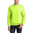 thumbnail image 1 of Just Blanks Heavyweight 50/50 Cotton-Poly T-Shirt for Durability & Custom Printing, Neon Yellow, 4XL, 1 of 6