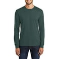 thumbnail image 1 of JustBlanks Tall Fit Long Sleeve Core Blend Soft Durable 50 50 Cotton Poly T Shirt, 1 of 1
