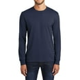 thumbnail image 1 of JustBlanks Tall Fit Long Sleeve Core Blend Soft Durable 50 50 Cotton Poly T Shirt, 1 of 1