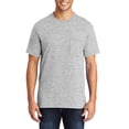 thumbnail image 1 of JustBlanks Tall Men Women Pocket T Shirt Soft Cotton Blend Everyday Comfort Fit, 1 of 1