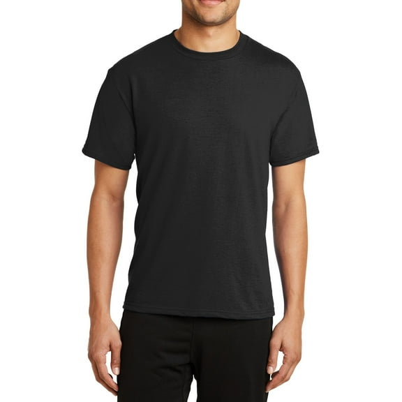 JustBlanks Performance Blend Polyester Cotton Moisture Wicking T Shirt