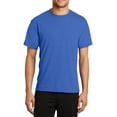 thumbnail image 1 of JustBlanks Performance Blend Polyester Cotton Moisture Wicking T Shirt, 1 of 1