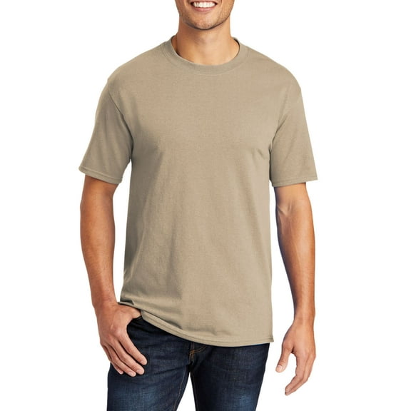 Just Blanks Heavyweight T-Shirt – Soft, Durable Cotton Tee with Classic Fit for Everyday Comfort, Desert Sand, 2XLT