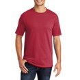 thumbnail image 1 of Just Blanks Heavyweight T-Shirt – Soft, Durable Cotton Tee with Classic Fit for Everyday Comfort, Red, 4XLT, 1 of 1