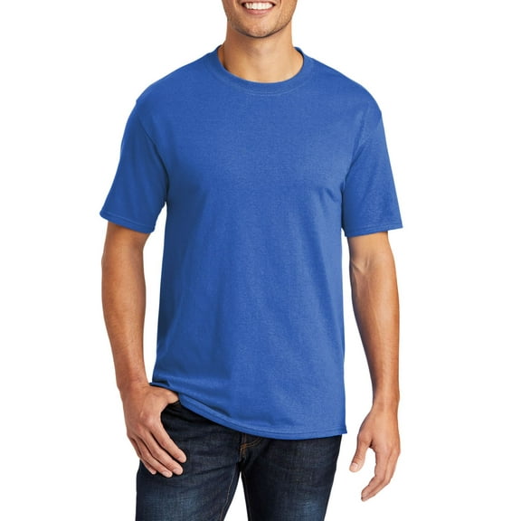 Just Blanks Heavyweight T-Shirt – Soft, Durable Cotton Tee with Classic Fit for Everyday Comfort, Royal, LT