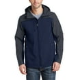 thumbnail image 1 of JustBlanks Mens Hooded Soft Shell Jacket with Water Resistant Finish Adjustable Drawcords, 1 of 1