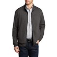 thumbnail image 1 of JustBlanks Mens Full Zip Interlock Jacket Cotton Polyester Cadet Collar Long Sleeve Lightweight Layer, 1 of 1