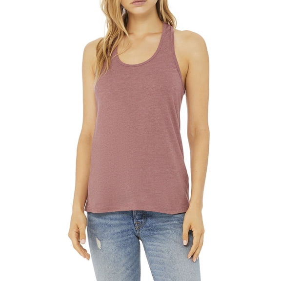 JustBlanks Women Jersey Racerback Tank 100 Airlume Combed Ring Spun Cotton Merrowed Bottom Hem Relaxed Fit