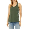thumbnail image 1 of JustBlanks Women Jersey Racerback Tank 100 Airlume Combed Ring Spun Cotton Merrowed Bottom Hem Relaxed Fit, 1 of 1