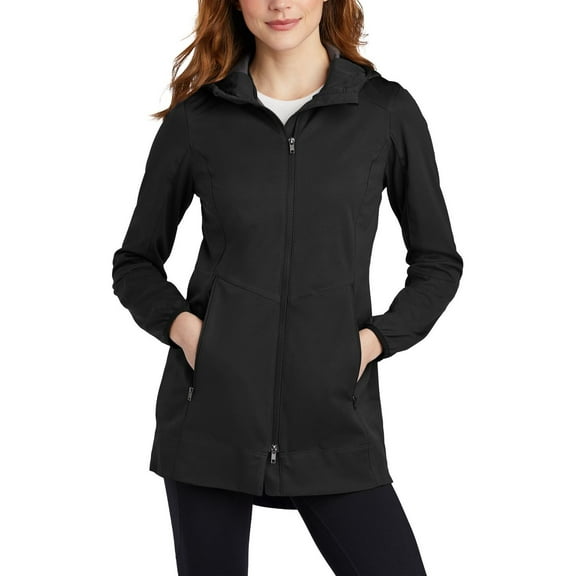 JustBlanks Ladies Active Hooded Soft Shell Jacket Water Resistant All Season Performance