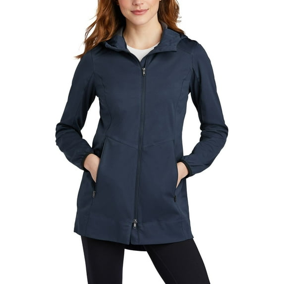 JustBlanks Ladies Active Hooded Soft Shell Jacket Water Resistant All Season Performance