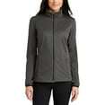 thumbnail image 1 of JustBlanks Womens Full Zip Active Soft Shell Jacket Water Resistant Breathable Adjustable Hem, 1 of 1