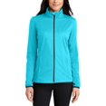 thumbnail image 1 of JustBlanks Womens Full Zip Active Soft Shell Jacket Water Resistant Breathable Adjustable Hem, 1 of 1