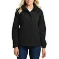 thumbnail image 1 of JustBlanks Womens Waterproof Full Zip All Season Jacket with Hood Microfleece Lined Adjustable Fit, 1 of 1