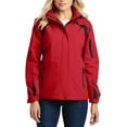 thumbnail image 1 of JustBlanks Womens Waterproof Full Zip All Season Jacket with Hood Microfleece Lined Adjustable Fit, 1 of 1