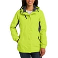 thumbnail image 1 of JustBlanks Womens Waterproof Nylon Full Zip Hooded Jacket with Adjustable Hem Long Sleeves, 1 of 1