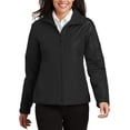 thumbnail image 1 of JustBlanks Womens Water Resistant Full Zip Nylon Jacket with Fleece Lining Adjustable Cuffs Interior Pocket, 1 of 1