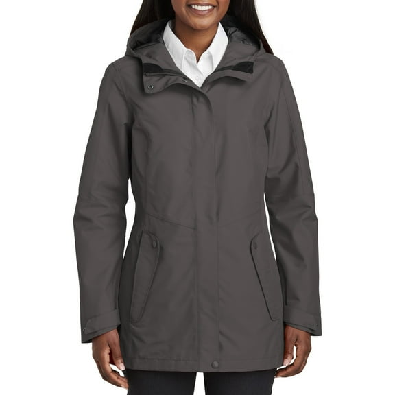 Just Blanks Ladies Collective Outer Shell Jacket, Graphite, 4XL