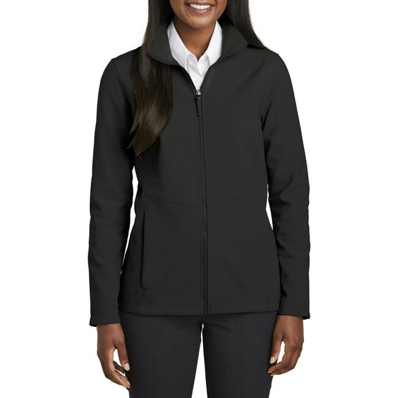 JustBlanks Womens Collective Soft Shell Jacket with Water Resistant Ripstop Fabric