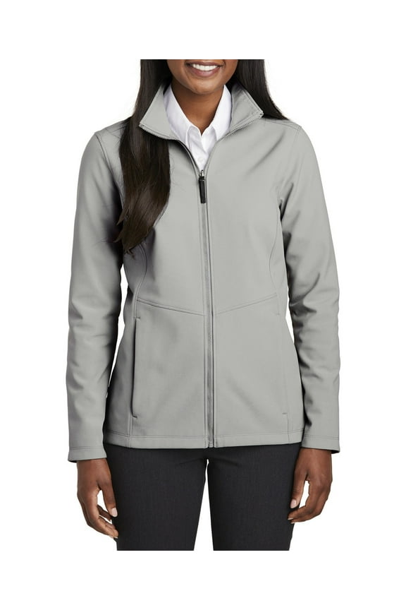 Womens Collective Soft Shell Jacket with Water Resistant Ripstop Fabric