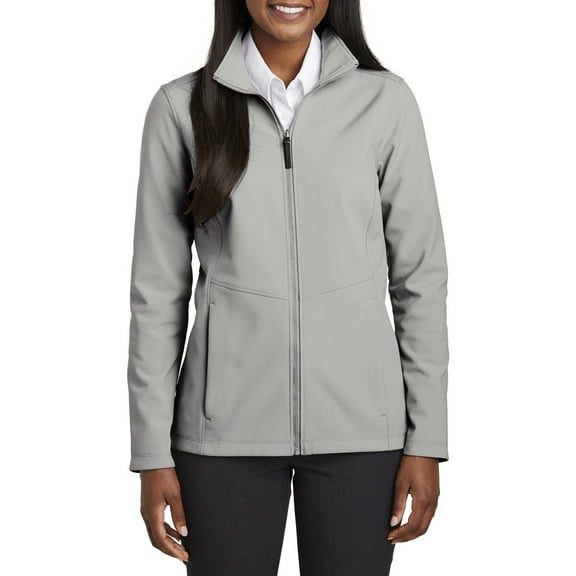 JustBlanks Womens Collective Soft Shell Jacket with Water Resistant Ripstop Fabric