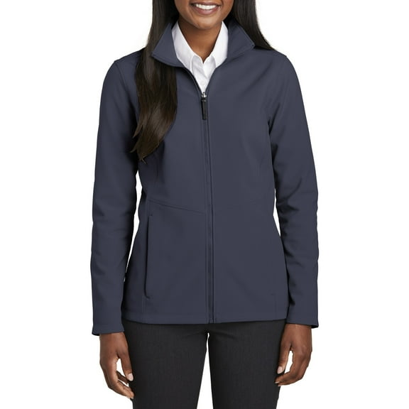 JustBlanks Womens Collective Soft Shell Jacket with Water Resistant Ripstop Fabric