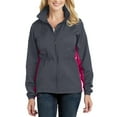 thumbnail image 1 of JustBlanks Womens Colorblock Full Zip Lightweight Windbreaker Jacket with Hood, 1 of 1