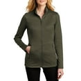 thumbnail image 1 of JustBlanks Womens Striated Fleece Jacket with Full Zip Pockets, 1 of 1