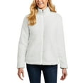 thumbnail image 1 of JustBlanks Womens Full Zip Cozy Fleece Jacket 100 Polyester Long Sleeve Stand Collar, 1 of 1