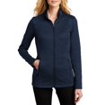 thumbnail image 1 of JustBlanks Womens Striated Fleece Jacket with Full Zip Pockets, 1 of 1