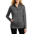 thumbnail image 1 of JustBlanks Womens Striated Fleece Jacket with Full Zip Pockets, 1 of 1