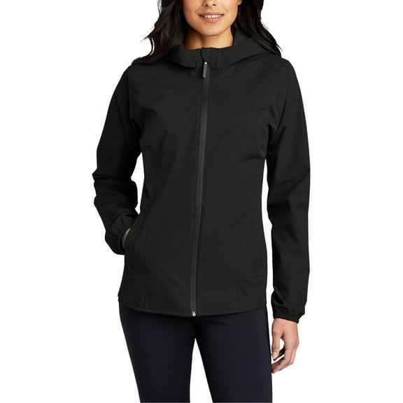 JustBlanks Womens Lightweight Waterproof Essential Rain Jacket with Adjustable Hood