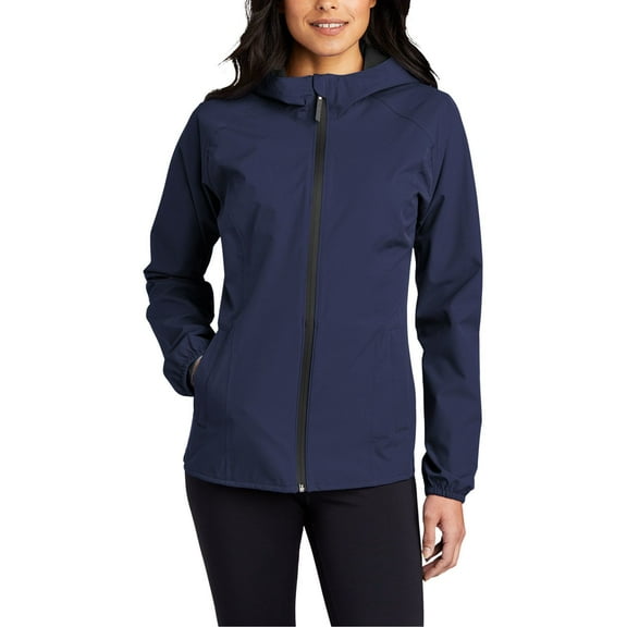 JustBlanks Womens Lightweight Waterproof Essential Rain Jacket with Adjustable Hood