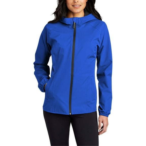 JustBlanks Womens Lightweight Waterproof Essential Rain Jacket with Adjustable Hood