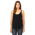 thumbnail image 1 of Just Blanks Ladies' Flowy Side Slit Tank, Black, XL, 1 of 1